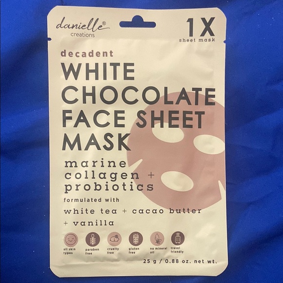 Danielle Creations White Chocolate Face Sheet Mask - Picture 1 of 2
